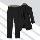 Women's Tailored Two-Piece Business Suit Set with Blazer and Pants