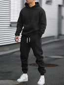 Men's 2-Piece Tracksuit Co-ord with Hoodie Sweatshirt and Joggers