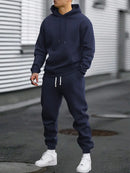 Men's 2-Piece Tracksuit Co-ord with Hoodie Sweatshirt and Joggers