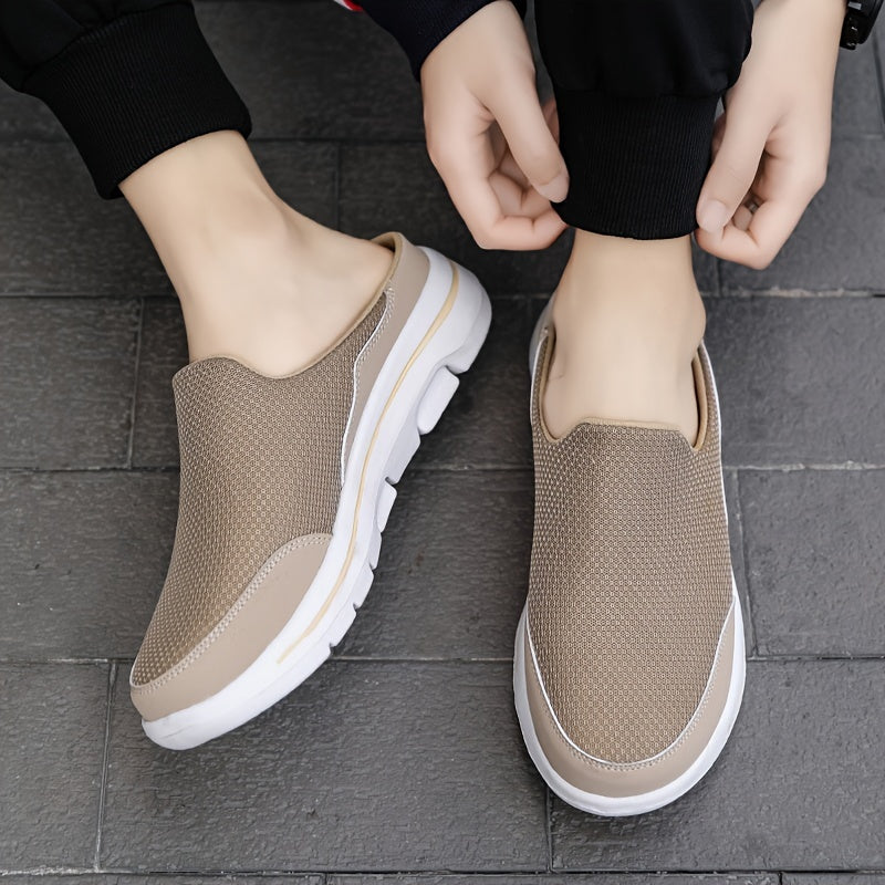 Men's Orthopedic Slip-On Walking Shoes with Mesh Upper