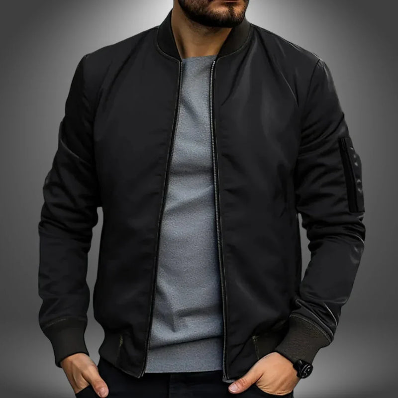 Men’s Lightweight Bomber Jacket – Casual Windbreaker Style
