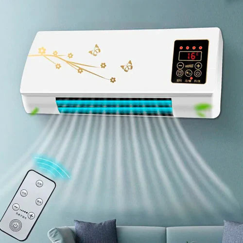 Airmax™ - Mini Ar Condicionado 2 em 1: Frio no Verão, Calor no Inverno