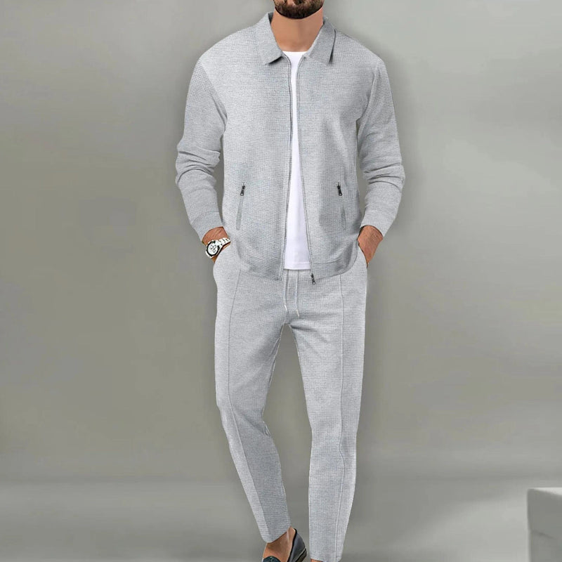 Men's 2-Piece Tracksuit Co-ord with Lightweight Zip Jacket and Joggers