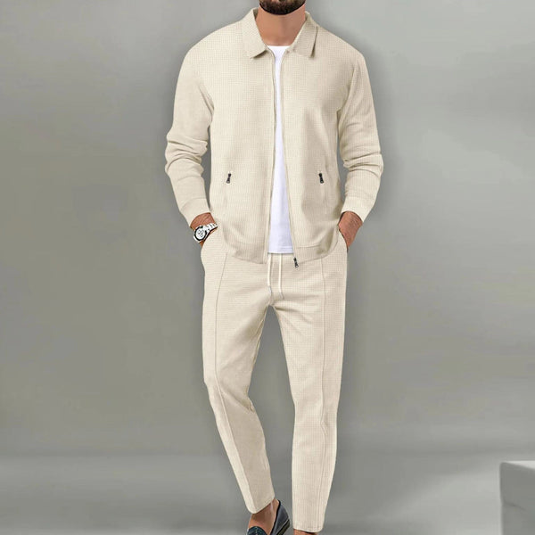 Men's 2-Piece Tracksuit Co-ord with Lightweight Zip Jacket and Joggers
