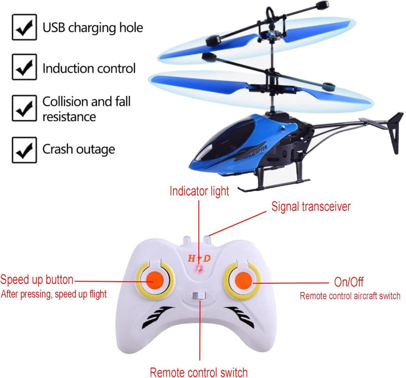 HELICOPTERO COM SENSOR DE MÃOS AEROMAX