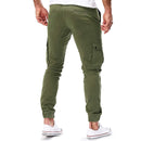 Men's Cargo Trousers Slim Fit Multi-Pocket Casual Jogger Style