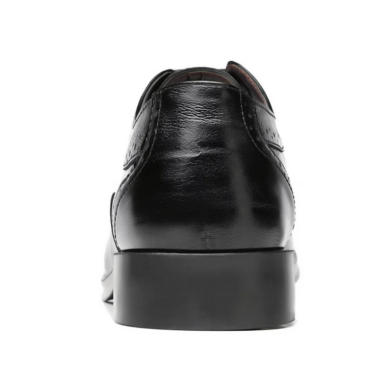 Men's Classic Oxford Dress Shoes with Brogue Detailing