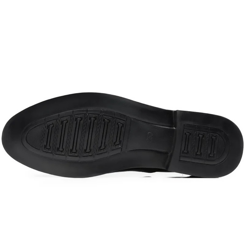 Men's Classic Oxford Dress Shoes with Brogue Detailing