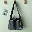 Women's Casual Multi-Pocket Shoulder Bag with Adjustable Strap