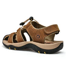 Men's Closed-Toe Outdoor Hiking Sandals with Adjustable Strap