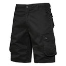 Men's Loose Fit Cargo Shorts with Multi Pockets and Button Closure