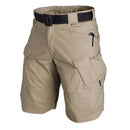 Men's Tactical Cargo Shorts with Multiple Pockets and Belt