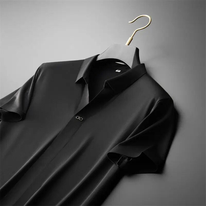 Men's Short-Sleeve Shirt and Tapered Pants Set