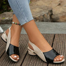 Women's Stylish Slingback Sandals with Elegant Heel