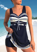 Women's Tummy Control Tankini Set with Stylish Design