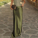 Women's Two-Piece Corset Top and Fitted Maxi Skirt Set