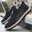 Men's Lightweight Mesh Slip-On Sneakers with Flexible Sole Design