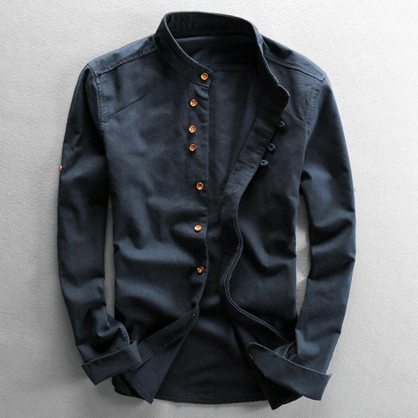 Japanese-Inspired Elegant Shirt for Men