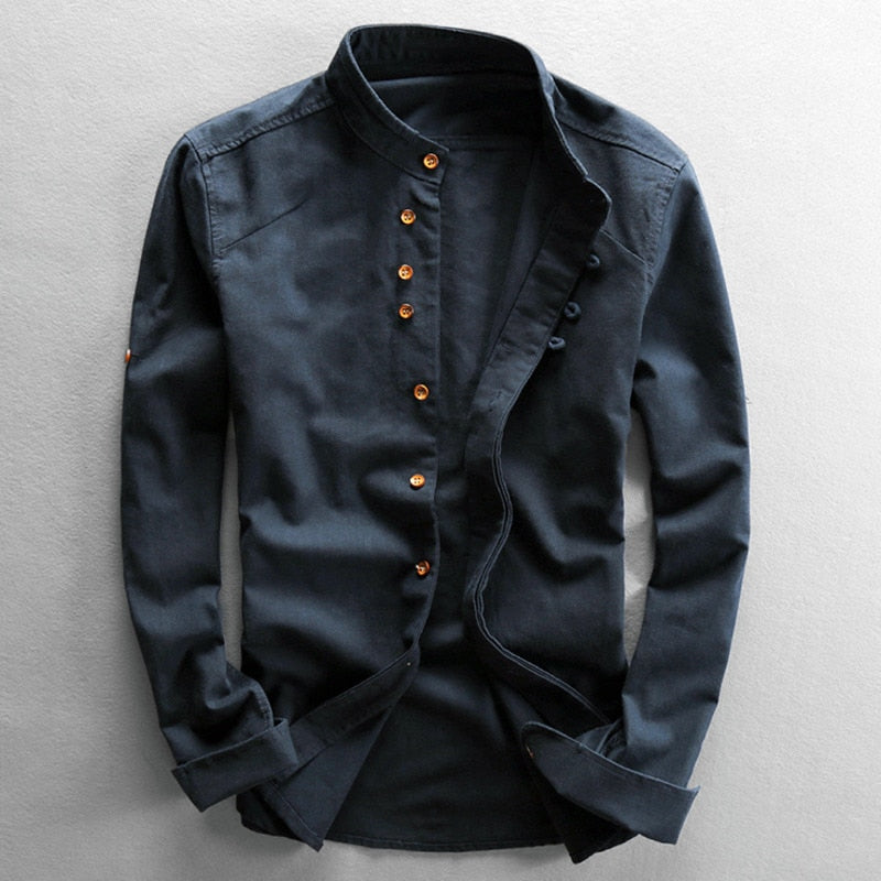 Japanese-Inspired Elegant Shirt for Men