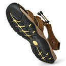 Men's Closed-Toe Outdoor Hiking Sandals with Adjustable Strap