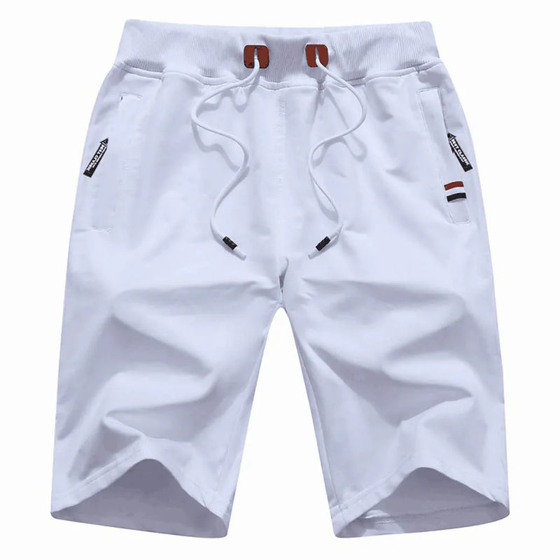 Men's Casual Drawstring Shorts with Pockets and Relaxed Fit