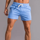 Men's Athletic Running Shorts with Drawstring Waist and Stretch Fit