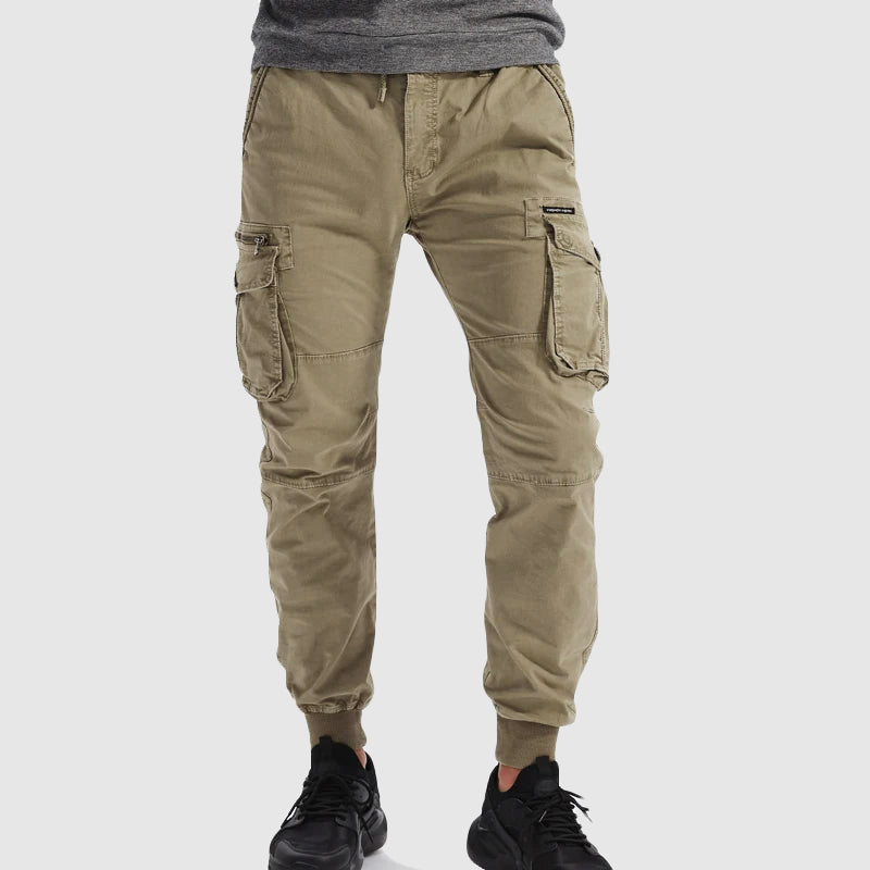 Men's Cargo Trousers Tactical Multi-Pocket Jogger Style Fit