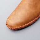 Men's Slip-On Casual Shoes with Stitch Detailing and Flexible Sole