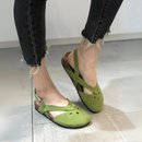 Women's Orthopedic Cross-Strap Closed Toe Slingback Sandals