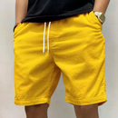 Men's Casual Drawstring Shorts with Pockets and Relaxed Fit Design