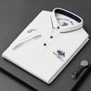 Men's Classic Polo Shirt with Embroidered Logo