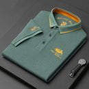 Men's Classic Polo Shirt with Embroidered Logo