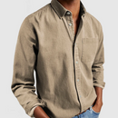 Men's Classic Casual Shirt with Button Placket