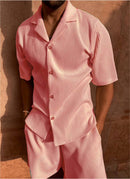 Relaxed Shirt and Shorts Set for Men