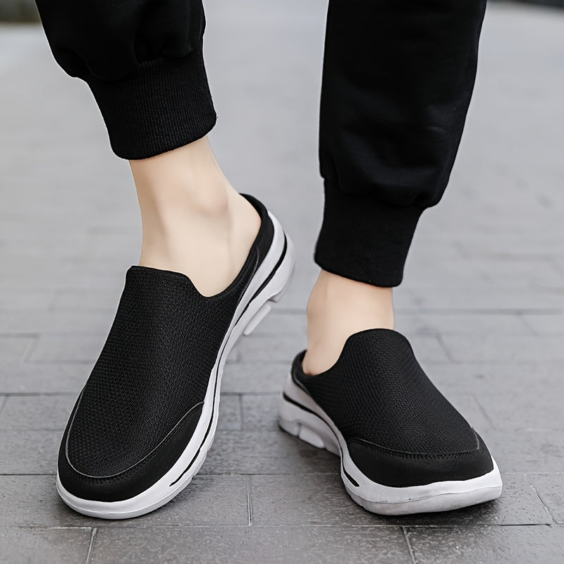 Men's Orthopedic Slip-On Walking Shoes with Mesh Upper