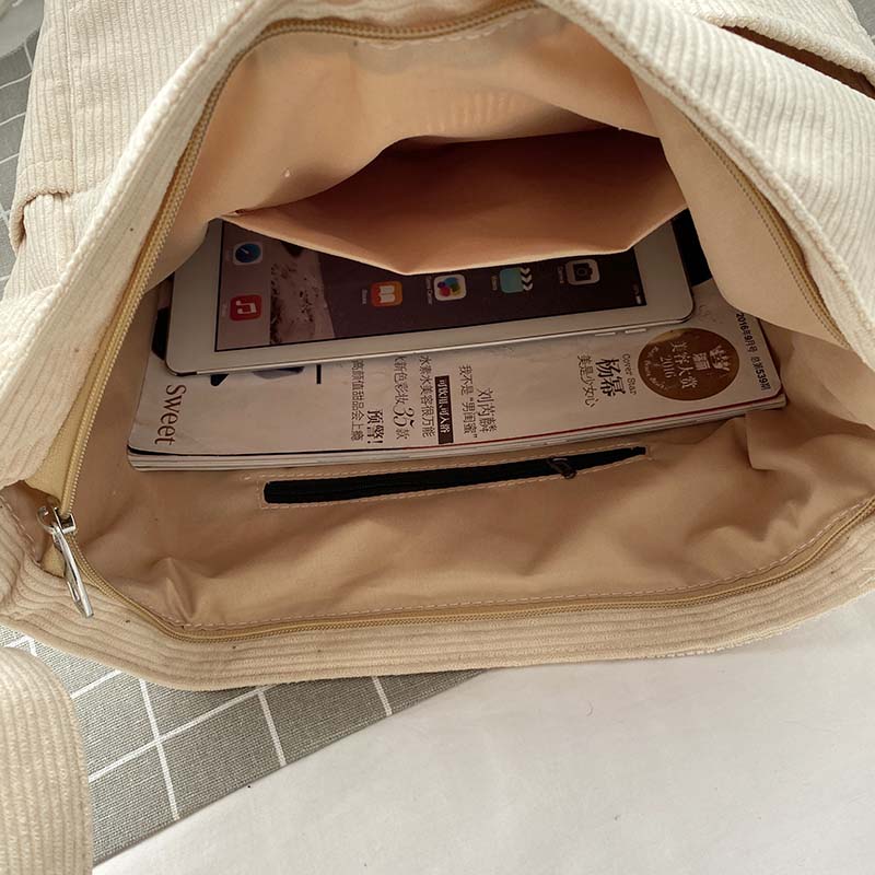 Women's Casual Multi-Pocket Shoulder Bag with Adjustable Strap