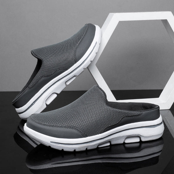 Men's Orthopedic Slip-On Walking Shoes with Mesh Upper