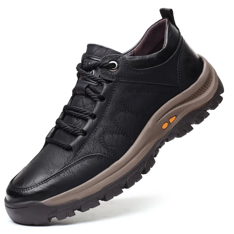 Men's Orthopedic Lace-Up Casual Shoes with Supportive Sole