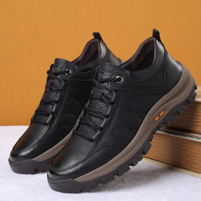 Men's Orthopedic Lace-Up Casual Shoes with Supportive Sole