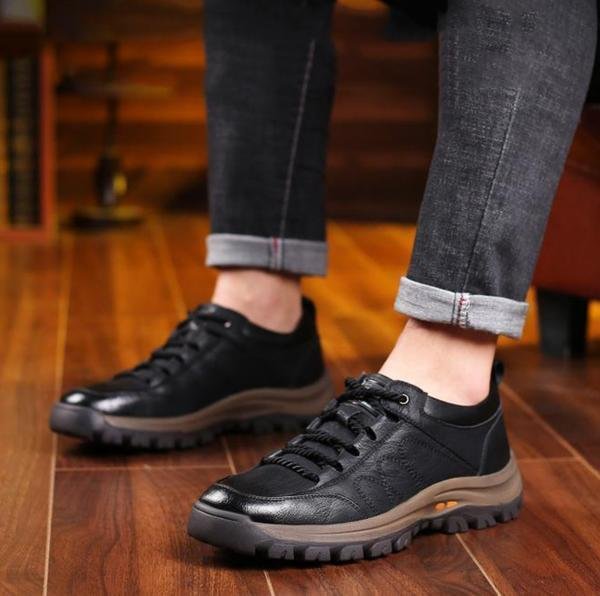 Men's Orthopedic Lace-Up Casual Shoes with Supportive Sole