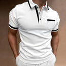 Men's Slim Fit Polo Shirt with Contrast Trim