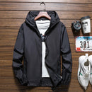 Men's Lightweight Waterproof Windbreaker Jacket with Hood