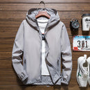 Men's Lightweight Waterproof Windbreaker Jacket with Hood
