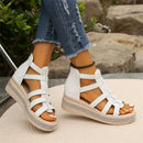 Elegant Rhinestone Wedge Sandals for Women