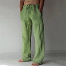 Men's Relaxed Fit Drawstring Pants with Side Pockets